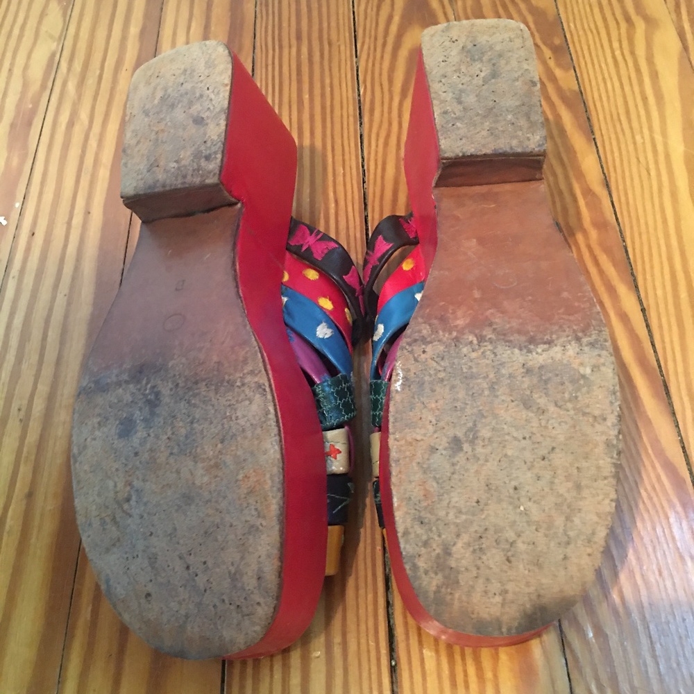 HOST PICK! 70's Vintage YSL Woven Platforms - Size 9 - Picture 3 of 11